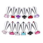 Cone-Shaped Stainless Steel Removable Butt Plug – Tapered Anal Plug