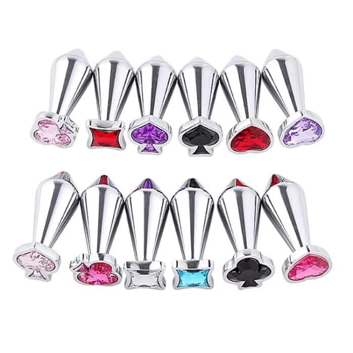 Cone-Shaped Stainless Steel Removable Butt Plug – Tapered Anal Plug