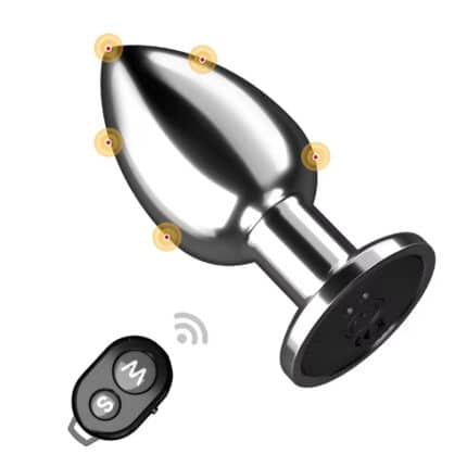 Stainless Steel Vibrator Anal Plug & Clitoris