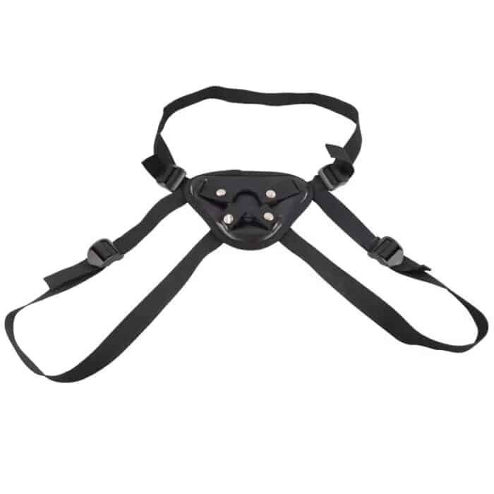 Lesbian Leather Strap-On Panties Adjustable Harness with Anal Dildo Options for Beginners & Pros