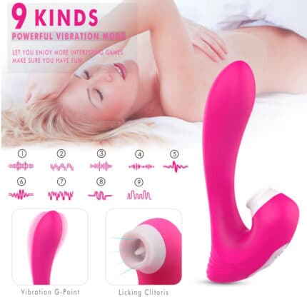 New Arrival Pink Clitoral Sucking Vibrator