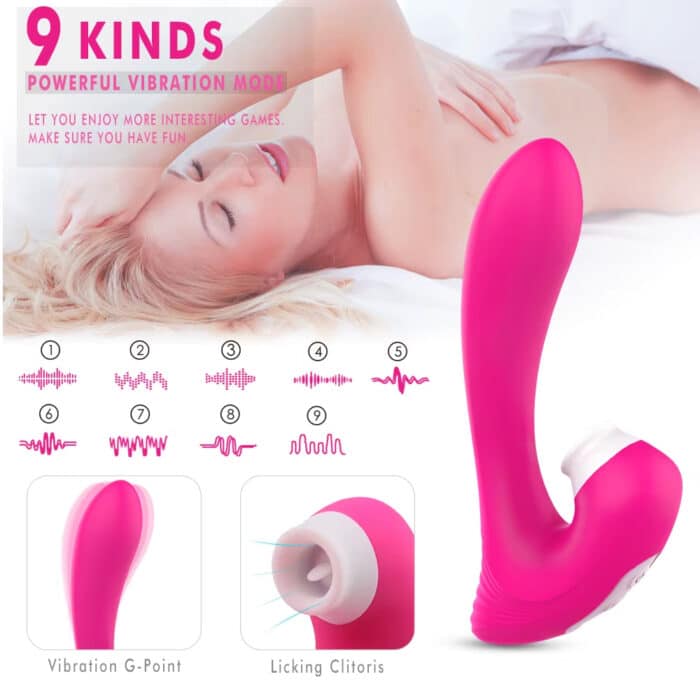 New Arrival Pink Clitoral Sucking Vibrator