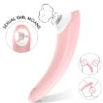 Silicone Vaginal Nipple Sucking Vibrator