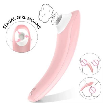 Silicone Vaginal Nipple Sucking Vibrator