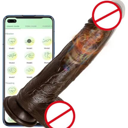 High Quality 12 Inch Realistic Telescopic Dildo