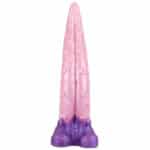 Huge Octopus Tentacle Dildo Liquid Silicone Tongue-Shaped Anal & P-Spot Toy for Women