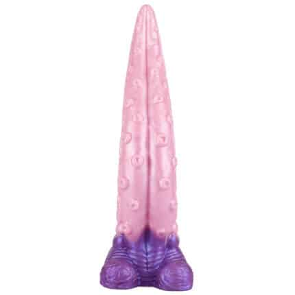 Huge Octopus Tentacle Dildo Liquid Silicone Tongue-Shaped Anal & P-Spot Toy for Women