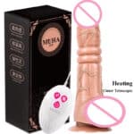 Heating Thrusting Swing Dildo