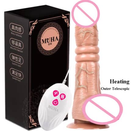 Heating Thrusting Swing Dildo