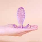 Pineapple Shape Transparent Anal Plug
