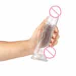 Transparent Dildo for Masturbation