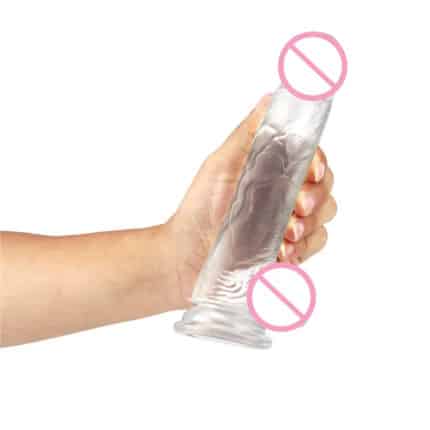 Transparent Dildo for Masturbation