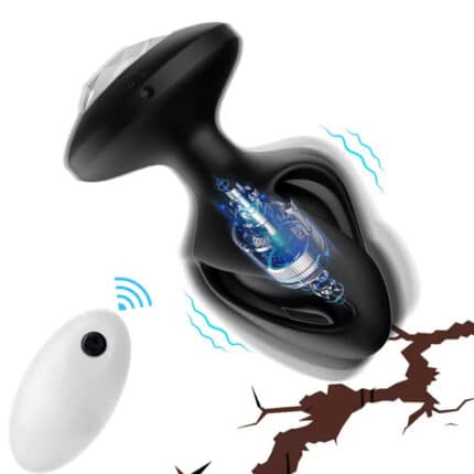 Wearable Silicone Vibrating Anal Plug