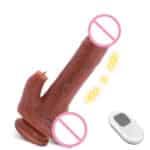 Realistic Vibrating Dildo Licking Tongue