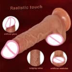 Vibrating & Thrusting Dildo Secret Style for Clit, G-Spot & Double Penetration