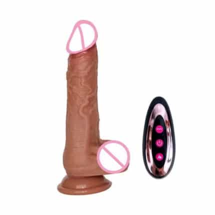 7.87 Inch Vibrating Thrusting Dildo