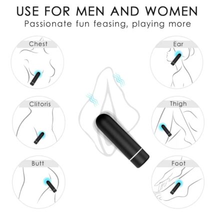 Strong Stimulation Mini Bullet Vibrator High-End Toy for Women