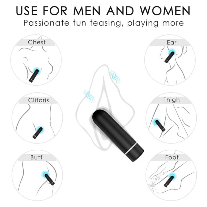 Strong Stimulation Mini Bullet Vibrator High-End Toy for Women