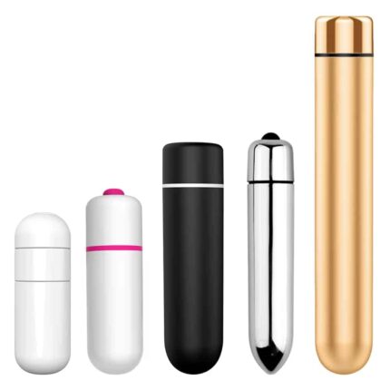 Silicone Mini Bullet Vibrator Custom Size Golden Vibrator for G-Spot Stimulation