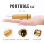 Portable Wireless Bullet Vibrator Mini Rechargeable G-Spot Massager for Women