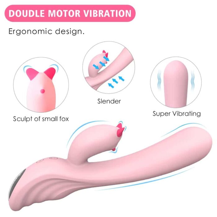Soft Silicone Rabbit Vibrator – Wholesale G-Spot Dildo Vibrator for Women