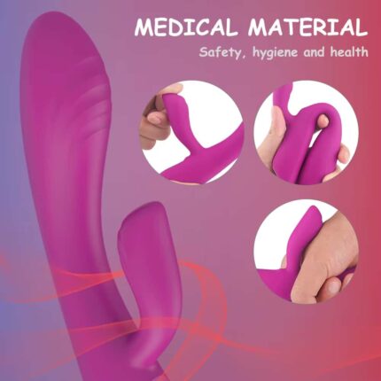 Hot Selling Rabbit Vibrator G-Spot Vagina Stimulator with Heating Function