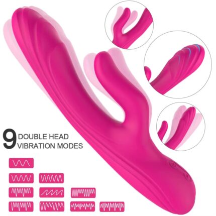 High Quality Silicone Finger Vibrator 100% Waterproof Rabbit Toy for Women