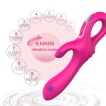 Silicone Rabbit Vibrator Hot Sale G-Spot AV Wand for Female Pleasure