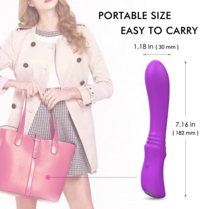 Vibrating Silicone G-Spot Masturbator Designed for Women