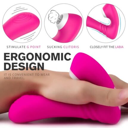 Wireless Sucking Vibrator G-Spot, Clitoris, Nipple & Pussy Stimulator for Women