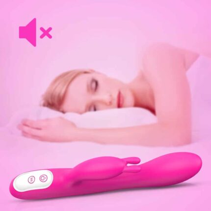 Heating Rabbit Vibrator Dual Vagina & Clitoris Stimulation for Women
