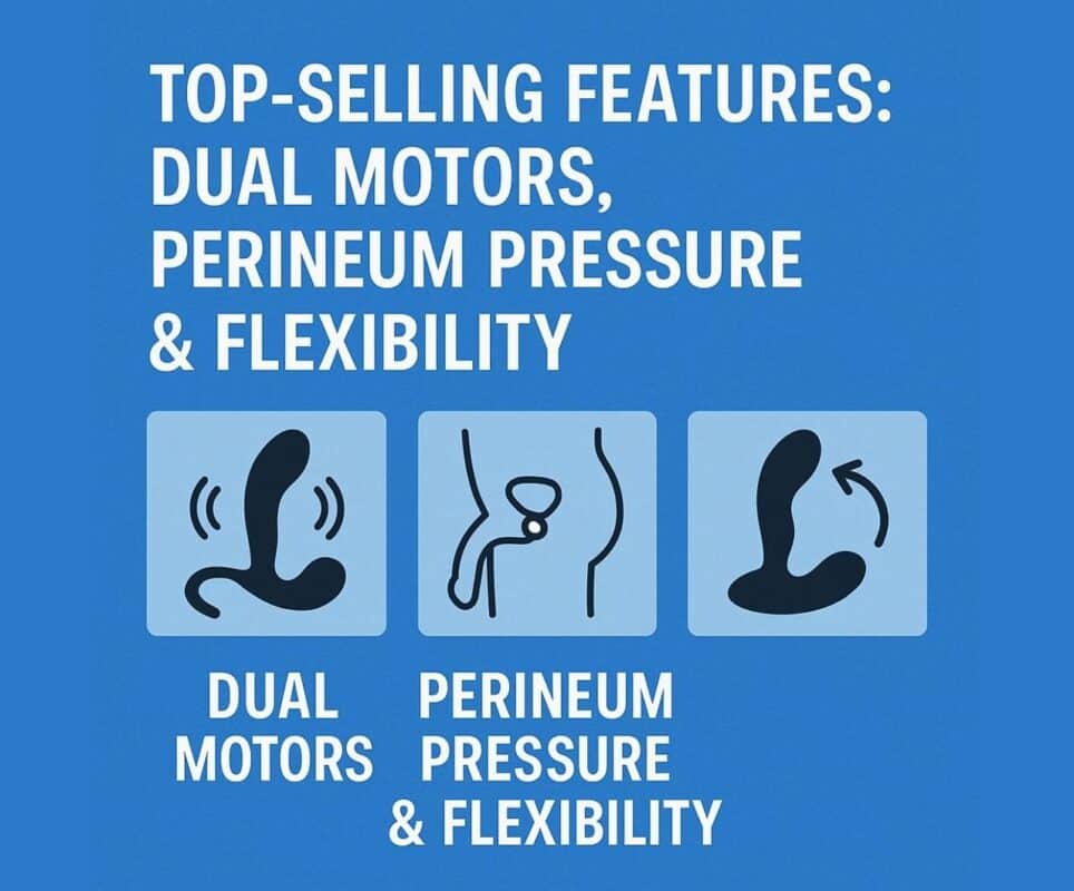 thrusting prostate massagers