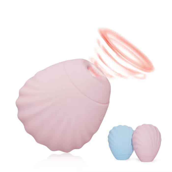 Silicone Seashell Shaped Sucking Vibrator