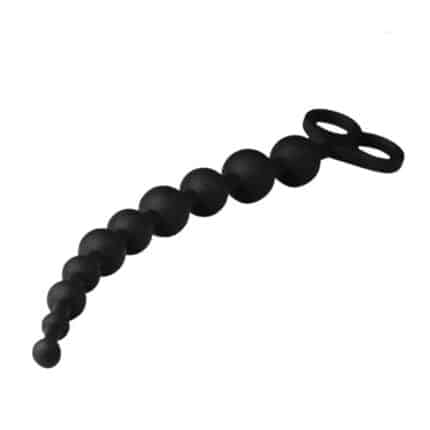 Silicone 10 Balls Anal Beads Plug for Women & Men – Adult Anal Play Toy
