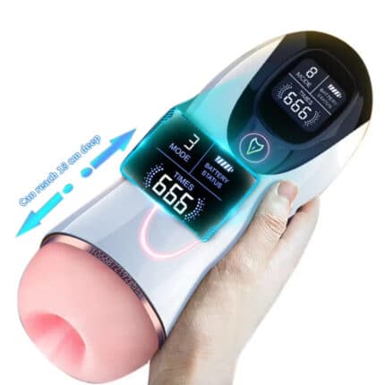M30 Intelligent Counting Male Penis Trainer Sucking Vibration Aircraft Cup Masturbator Interactive Sex Toys