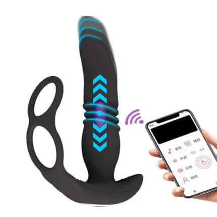 Male Anal Butt Plug APP Control Vibrating