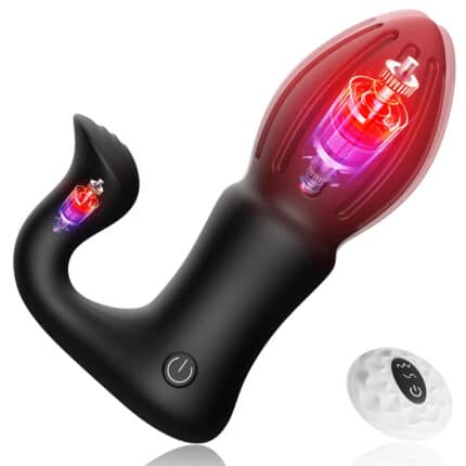 Anal Plug Dual Motors Vibrating Prostate Massager