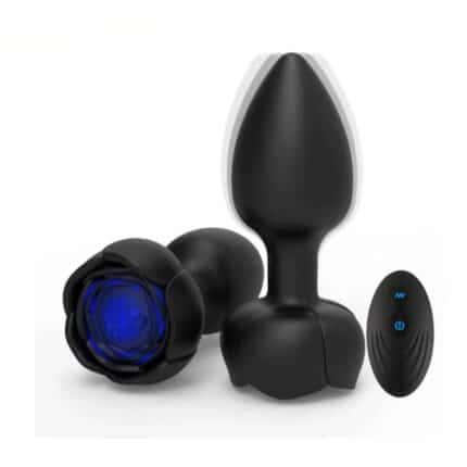 Anal Plug LED Flashing Light Prostate Massager