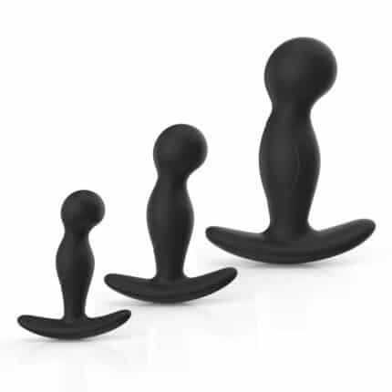 3Pcs Silicone Conical Anal Plug Set