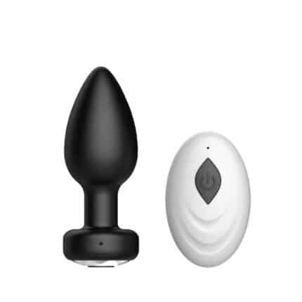 High Quality 10-Frequency Diamond Remote Control Anal Plug Set – Vibrating Anal Trainer