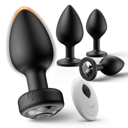 Anal Plug Silicone Vibrating Butt Plug Prostate Massager