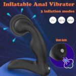 Unisex Anal Plug Vibrator 9 Frequency Prostate Massager with Remote Control