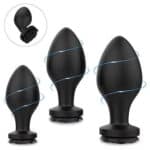 Hot Sale Silicone Rose Anal Plug Vibrator