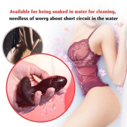 Silicone Remote Control Butt Plug 10 Frequency Vibrating Plug