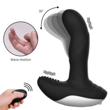Anal Plug Heating Vibrator Prostate Massager for Male Adults