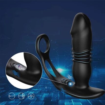 High Quality Anal Vibrator Remote Control Prostate Massager with 10 Modes