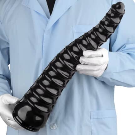 Simulation Black Horse Penis Super Large Anal Plug