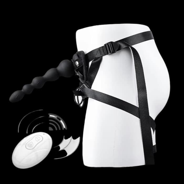 LALA Exclusive Strap-On Anal Plug Vibrating Butt Plug