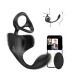 Triple Stimulation 9-Mode Vibrating Cock Ring & Anal Plug Adult Sex Toys