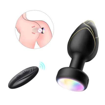 Remote Control G-Spot Anal Vaginal Plug Prostate Massager